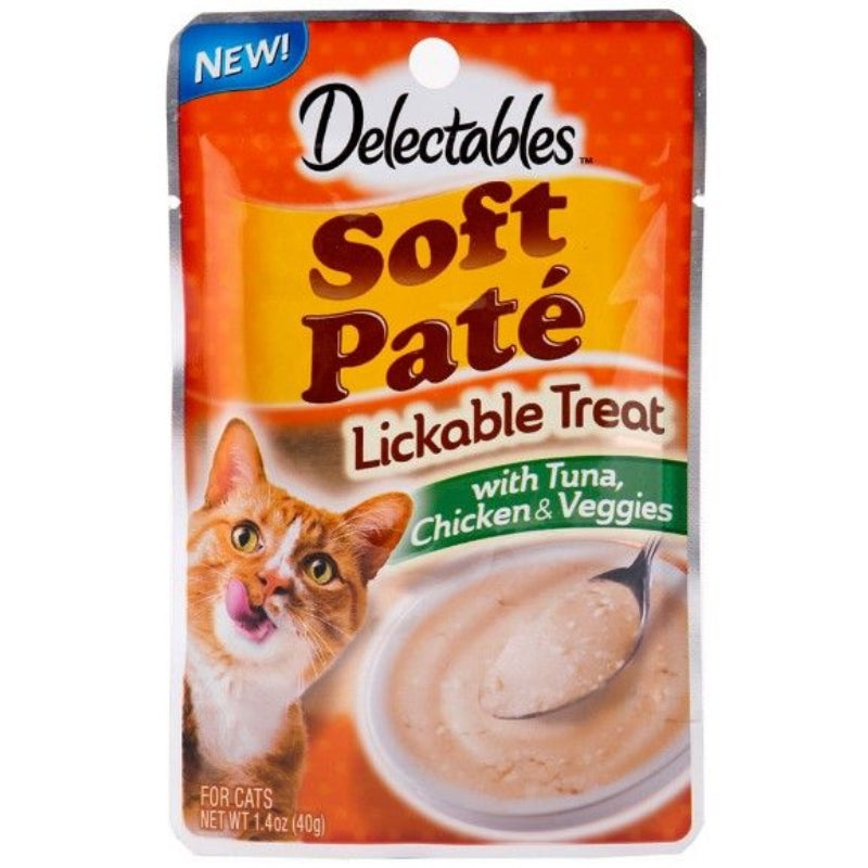 Hartz Soft Pate Lickable Treat for Cats Tuna Chicken and Veggies - 1.4 oz