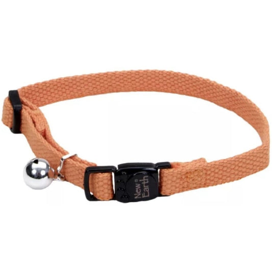 Coastal Pet New Earth Soy Breakaway Cat Collar Pumpkin Orange - 8-12in.L x 3 8in.W