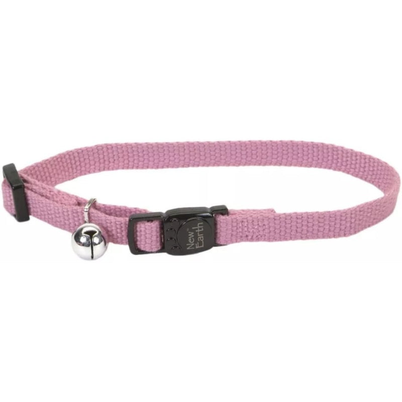 Coastal Pet New Earth Soy Breakaway Cat Collar Rose - 8-12in.L x 3 8in.W