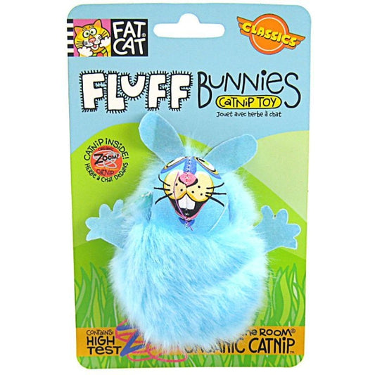 Fat Cat Fluff Bunnies Cat Toy - Assorted - Fluff Bunnies Cat Toy