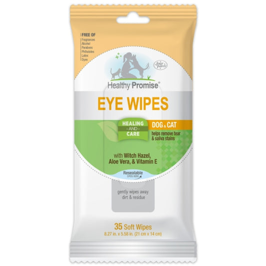 Four Paws Eye Wipes for Dogs & Cats - 35 Wipes