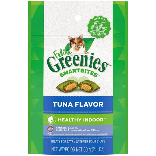 Greenies SmartBites Healthy Indoor Tuna Flavor Cat Treats - 2.1 oz