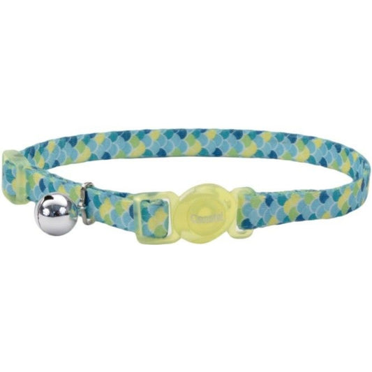 Coastal Pet Safe Cat Breakaway Collar Lime Teal - 12in.L x 3 8in.W